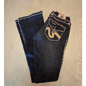 Laguna Beach Women's Low Rise Bootcut Denim Jeans SZ 24 Y2K